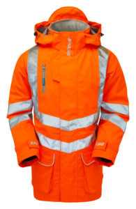 Pulsar P421 Hi Vis Yellow Padded Storm Coat - Front