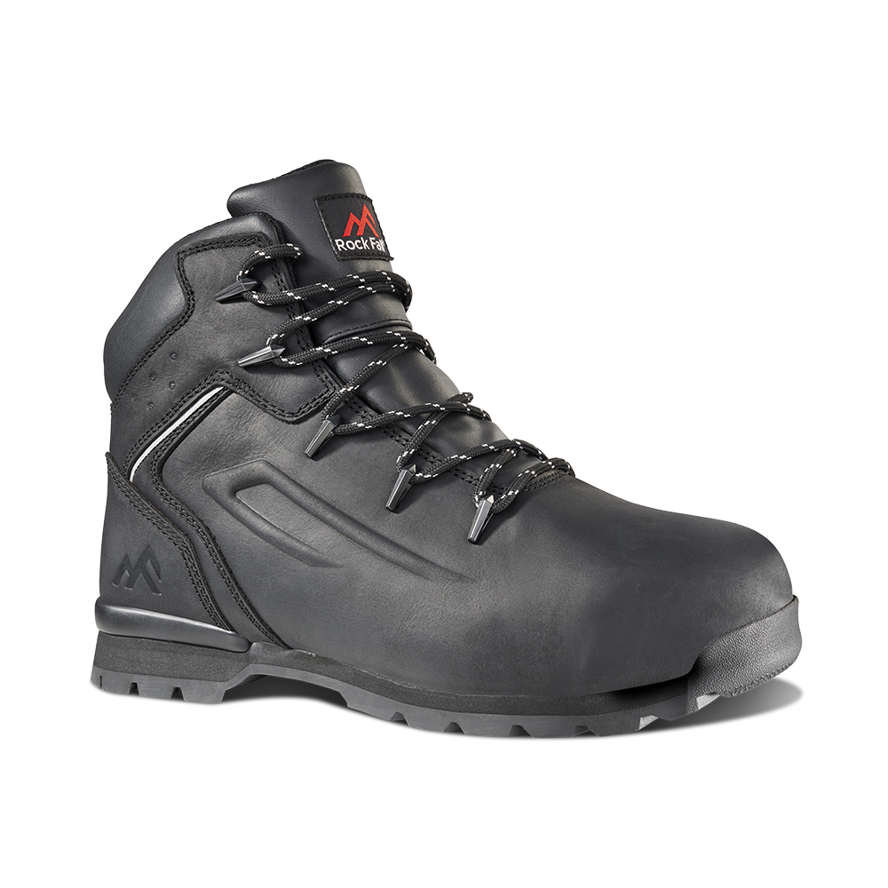 Rockfall RF350 Carson Lightweight Aluminium Safety Boots Black