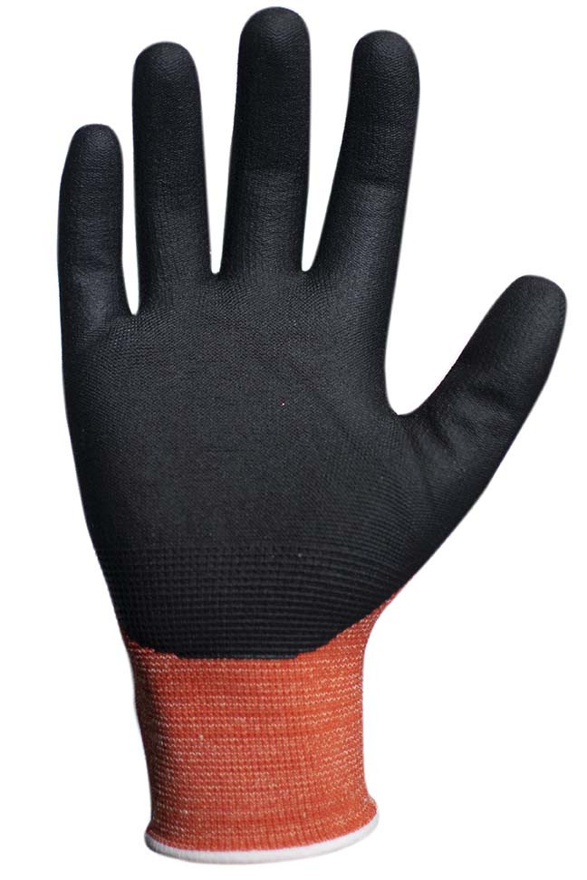 Traffi TG1900 SUSTAIN rPET BIODEGRADABLE Cut Level A Safety Glove Palm