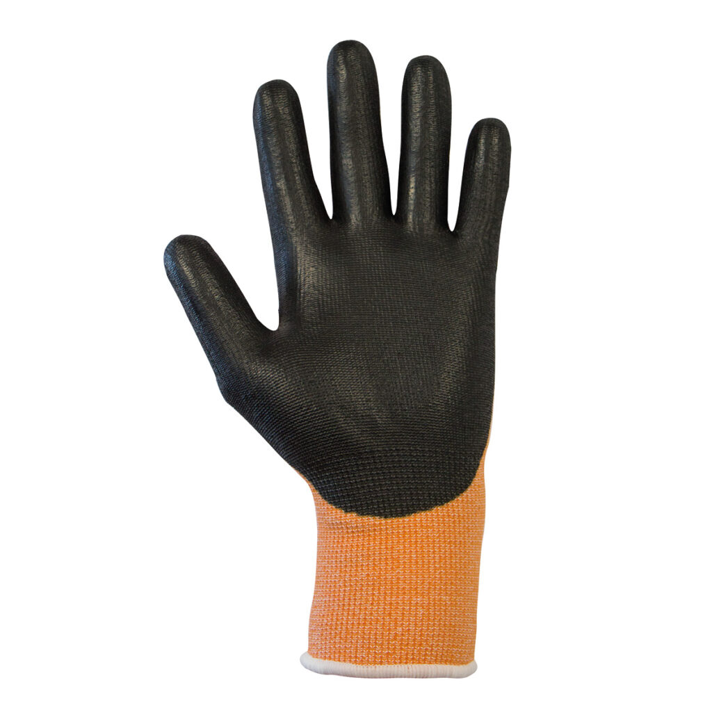 Traffi TG3210 X-DURA METRIC PU Cut Level B Safety Glove Palm