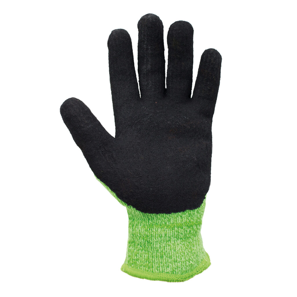 Traffi TG5070 X-DURA THERMAL LATEX Cut Level D Safety Glove Palm