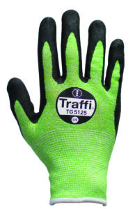 Traffi TG5125 LIGHTWEIGHT NITRILE FOAM Cut Level D Safety Glove