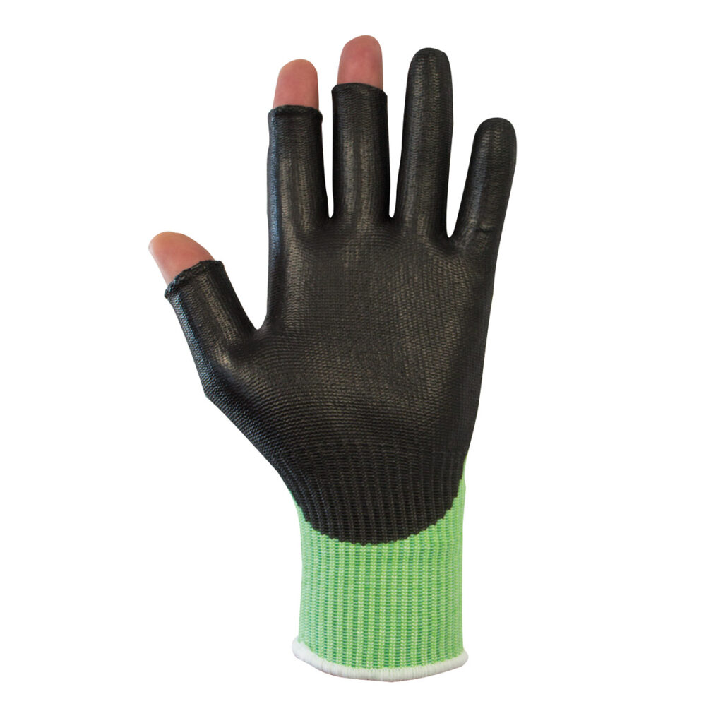 Traffi TG5220 X-DURA 3 DIGIT PU Cut Level C Safety Glove Palm