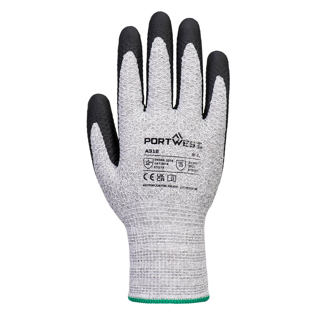 Portwest A312 Grip 13 Nitrile Diamond Knit Glove - Pack of 12