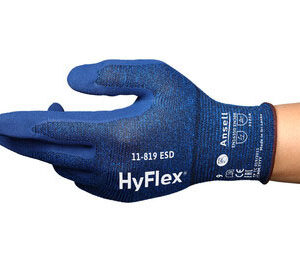 Ansell Hyflex 11-819 ESD Touchscreen Safety Gloves - Pack of 12