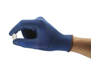 Ansell HyFlex 11-818 Lightweight Abrasion Resistant Safety Gloves - Action Shot