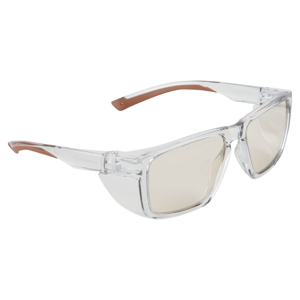 Portwest PS26 Side Shields Safety Glasses - Brown