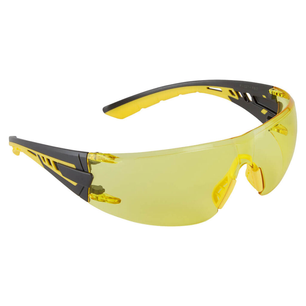 Portwest PS27 Tech Look Lite KN Safety Glasses - Amber