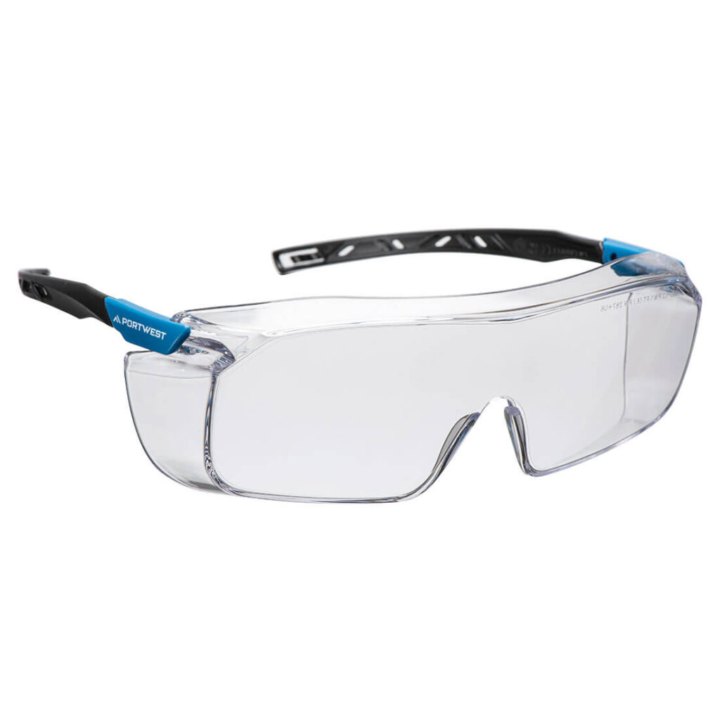 Portwest PS31 Top OTG Safety Glasses - Clear