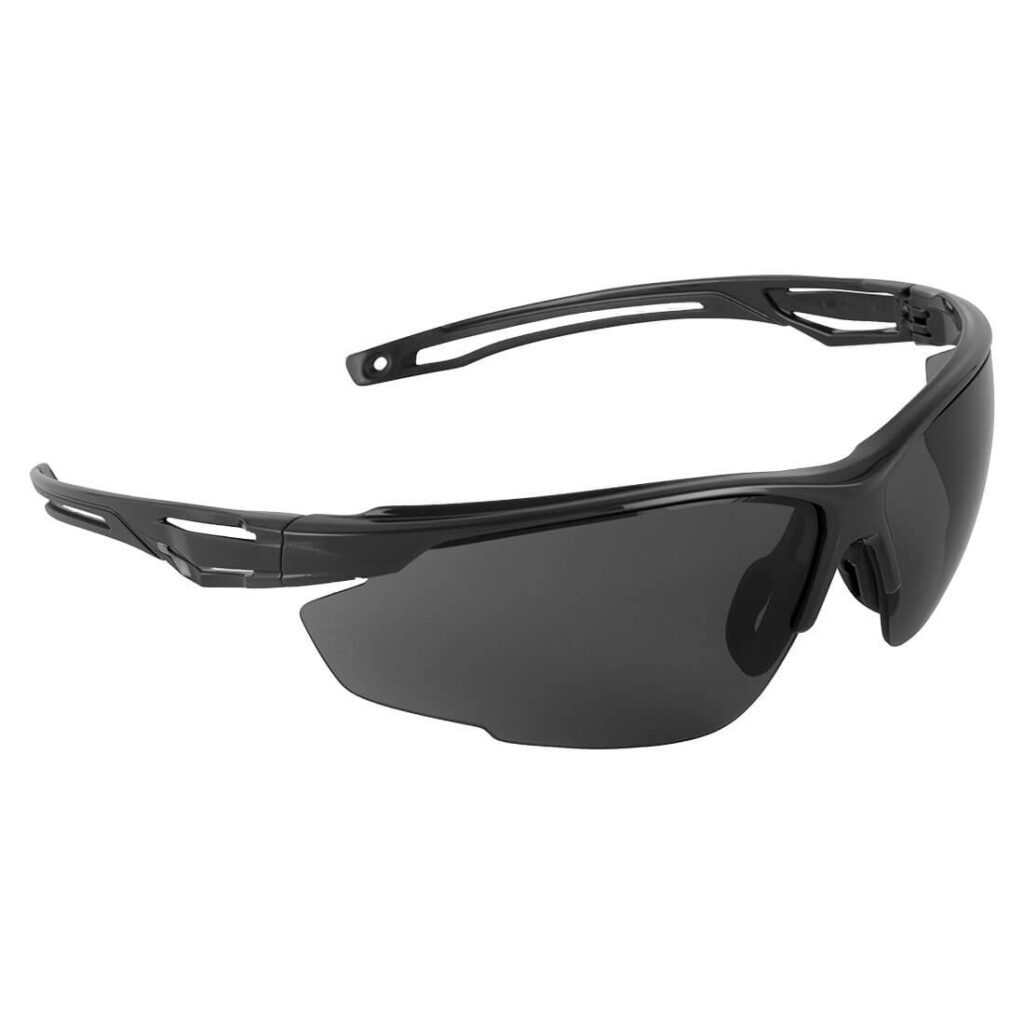 Portwest PS36 Anthracite Safety Glasses - Smoke