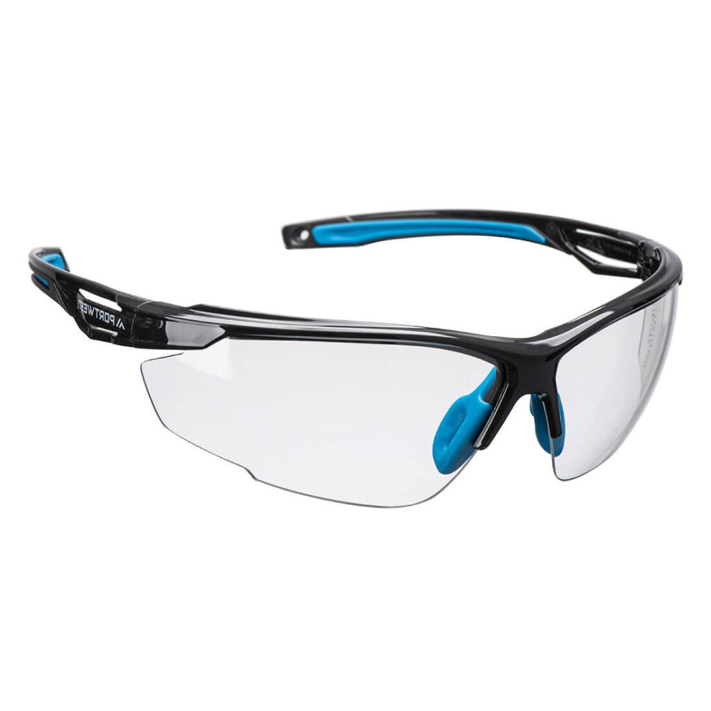 Portwest PS37 Anthracite KN Safety Glasses - Clear