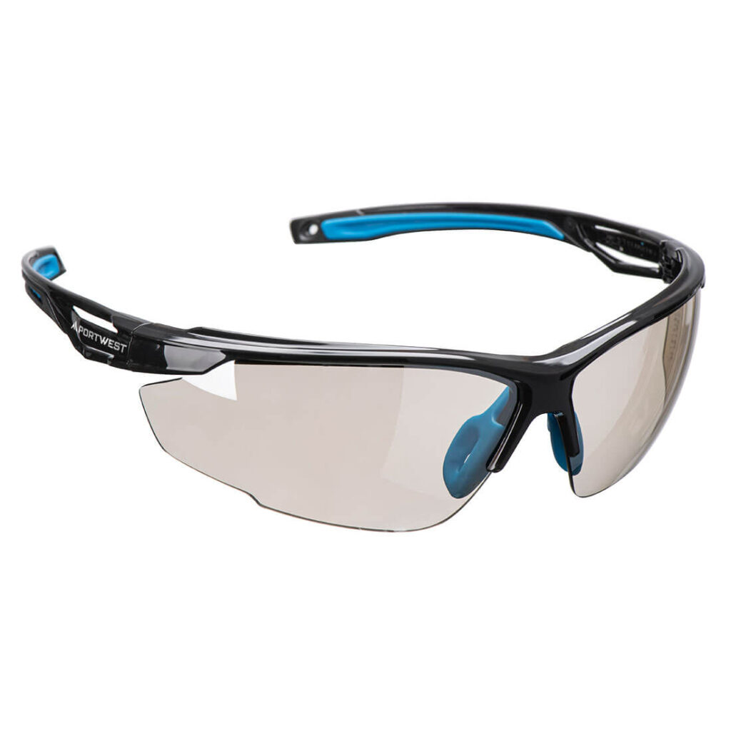 Portwest PS37 Anthracite KN Safety Glasses - Mirror