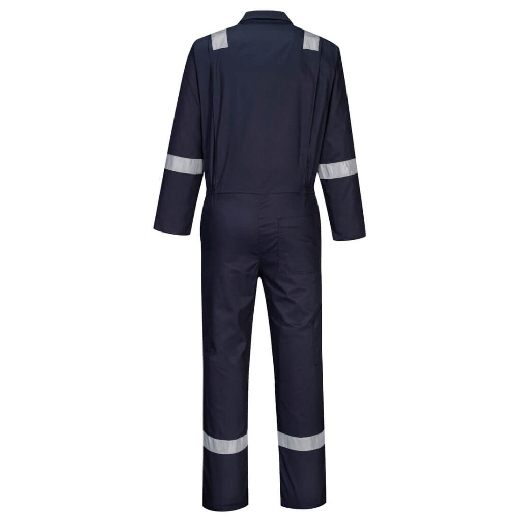 Portwest C814 Iona Cotton Coverall - Black - Rear