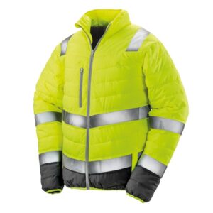 R325M Result Safe-Guard Soft Padded Safety Jacket - Yellow - Front