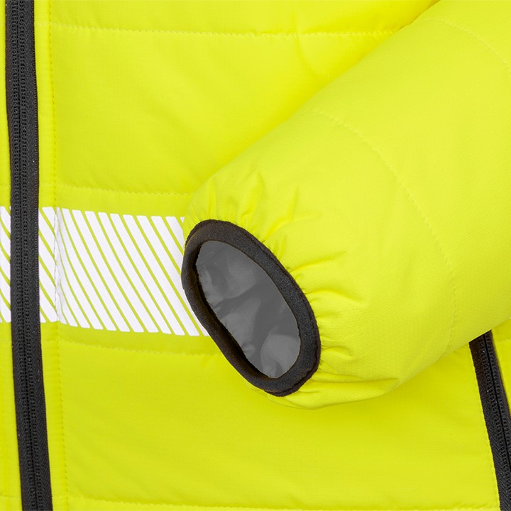 R500X Result Genuine Recycled Safe-Guard Ripstop Padded Safety Jacket - Yellow - Sleeve