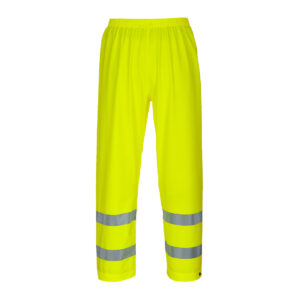 Portwest S493 Sealtex Ultra Hi-Vis Rain Trousers - Yellow