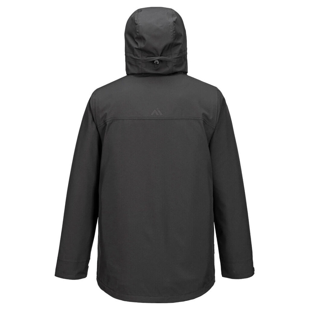 Portwest KX364 KX3 Rain Jacket - Black - Rear